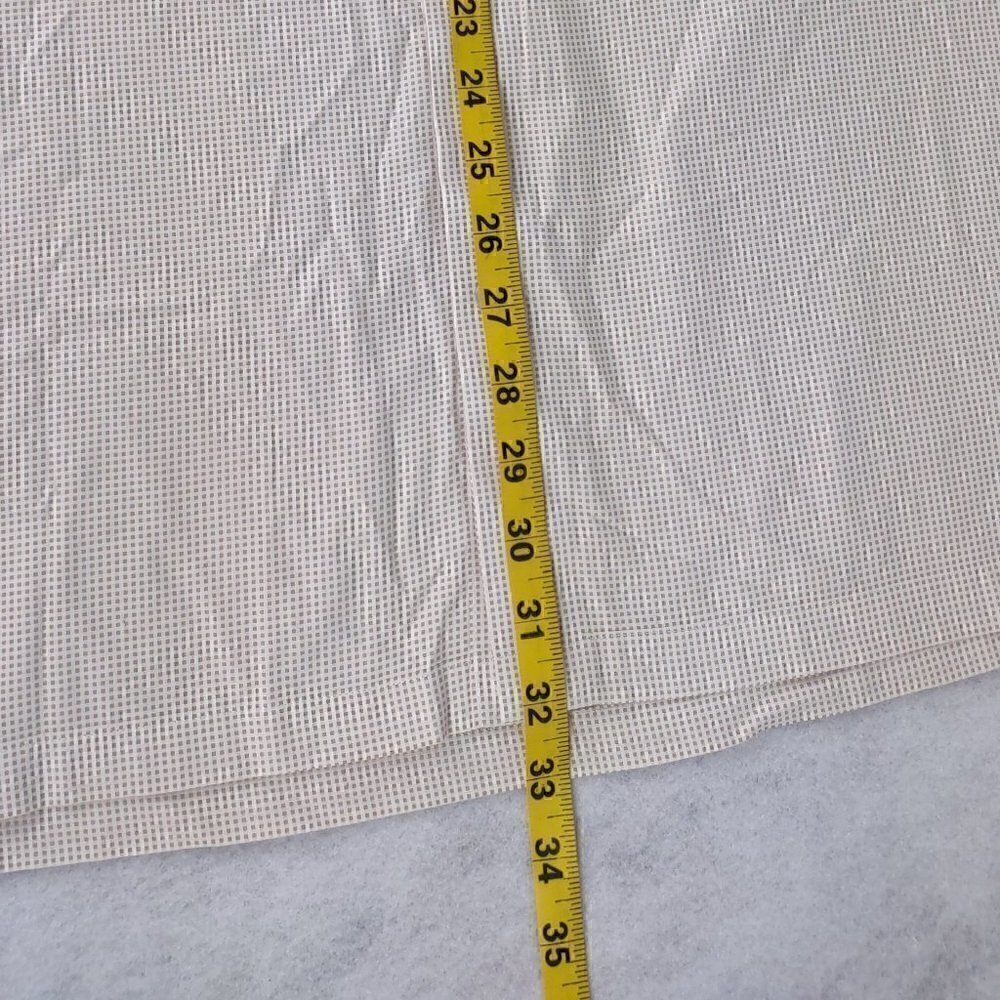 Sam Surin Gold/White Checked 8 Button Dress Shirt (See photo's for approx meas) - Picture 4 of 10